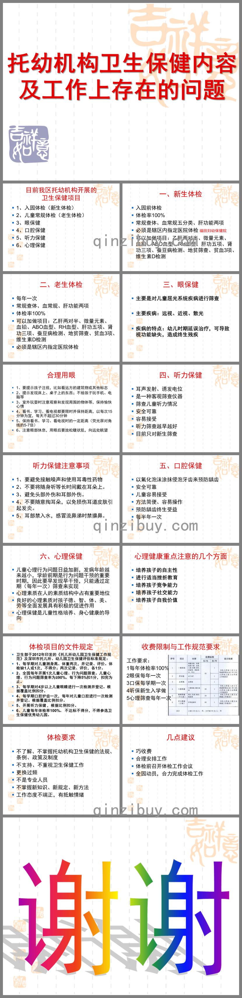 托幼機構衛生保健內容及工作上存在的問題PPT課件