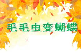 小班科學毛毛蟲變蝴蝶PPT課件
