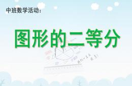 大班數學圖形的二等分PPT課件