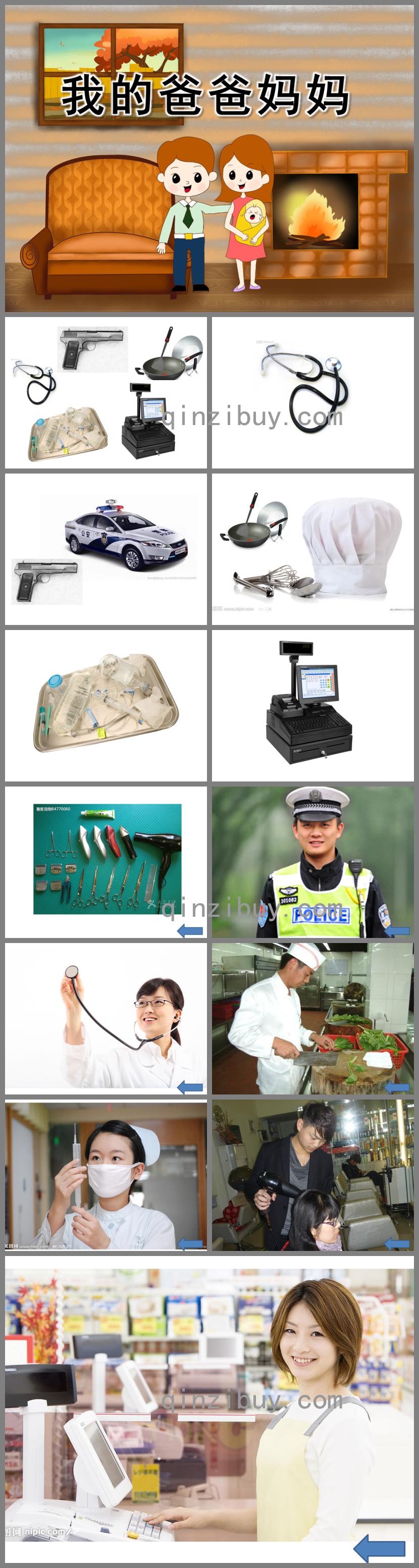 小班社會我的爸爸媽媽PPT課件
