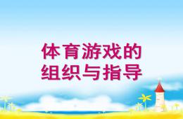 幼兒體育游戲組織與指導PPT課件