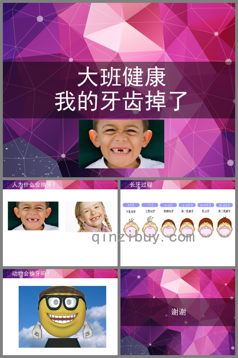 大班健康我的牙齒掉了PPT課件