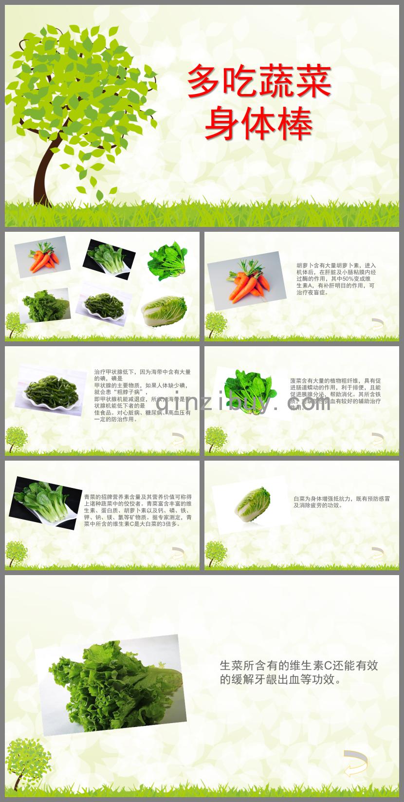 大班健康公開課多吃蔬菜身體棒PPT課件