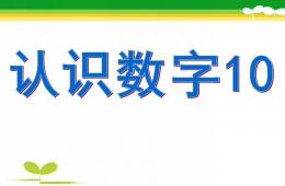 大班數學認識數字10PPT課件