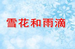 中班雪花和雨滴PPT課件音樂(lè)