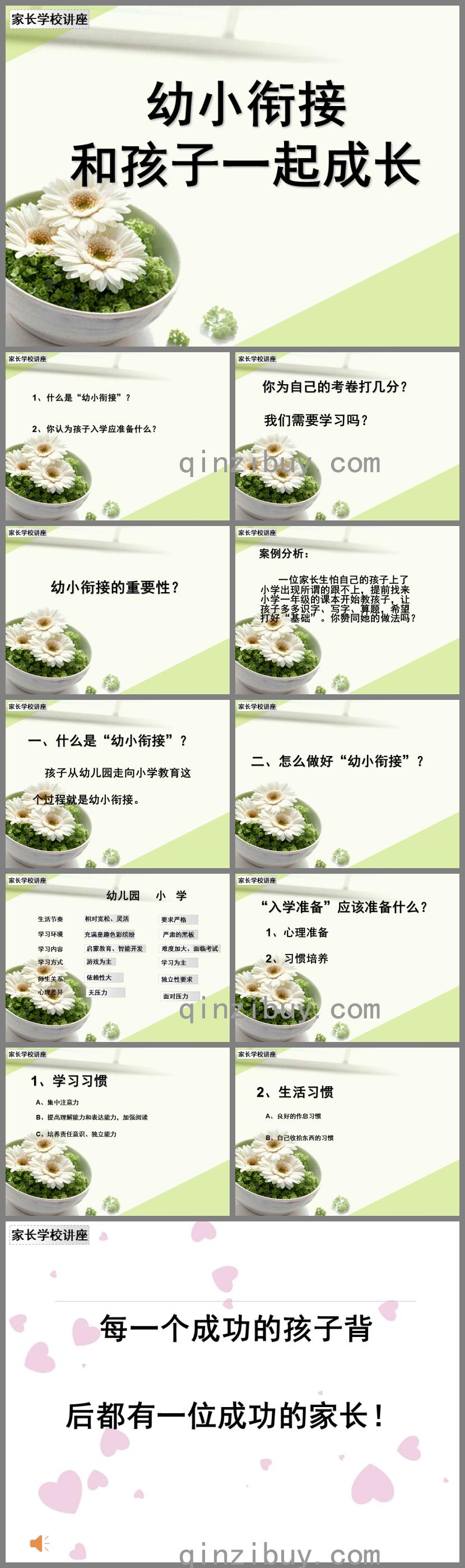 幼小銜接家長講座PPT課件