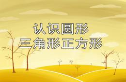 小班數(shù)學(xué)認(rèn)識(shí)圓形、三角形、正方形PPT課件