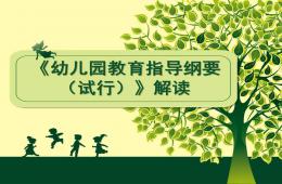 《幼兒園教育指導(dǎo)綱要(試行)》深度解讀PPT課件