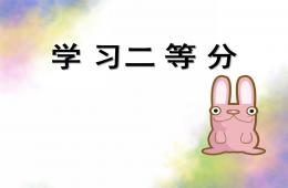 大班數學二等分PPT課件