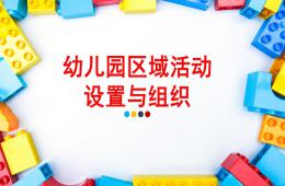 幼兒園區域活動的設置與組織PPT課件