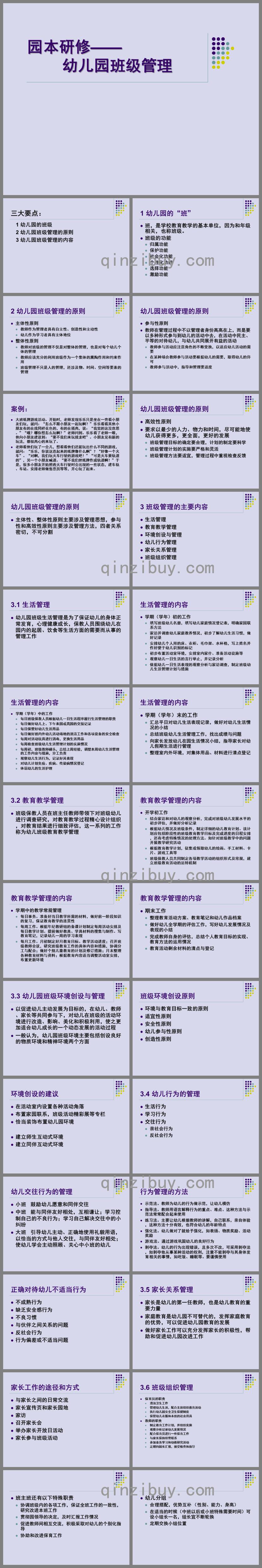 園本研修——幼兒園班級(jí)管理PPT課件
