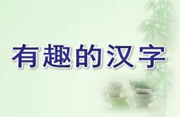 大班語言有趣的漢字PPT課件