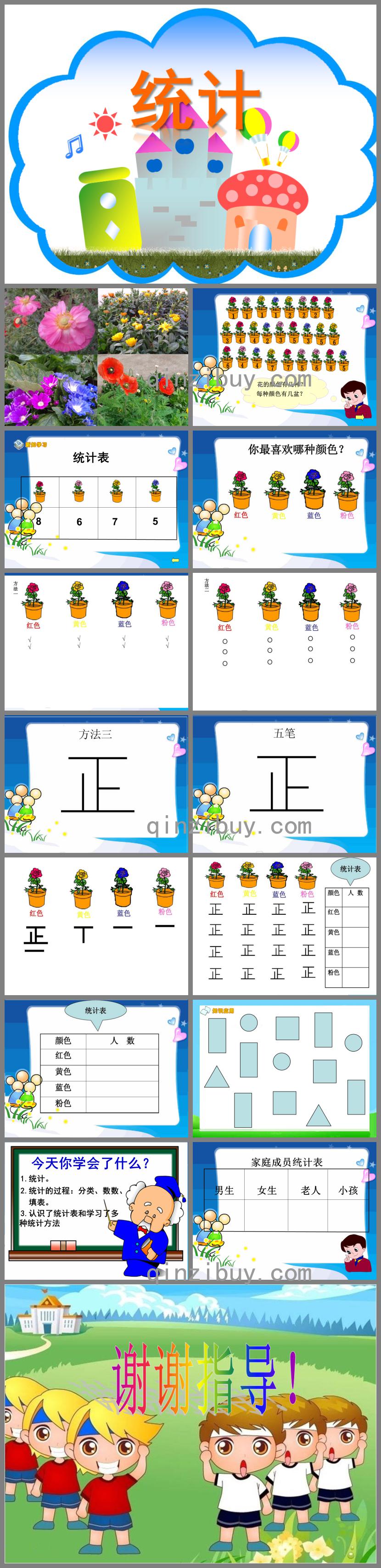 大班數學分類統計PPT課件