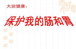 大班健康保護我的腸胃PPT課件