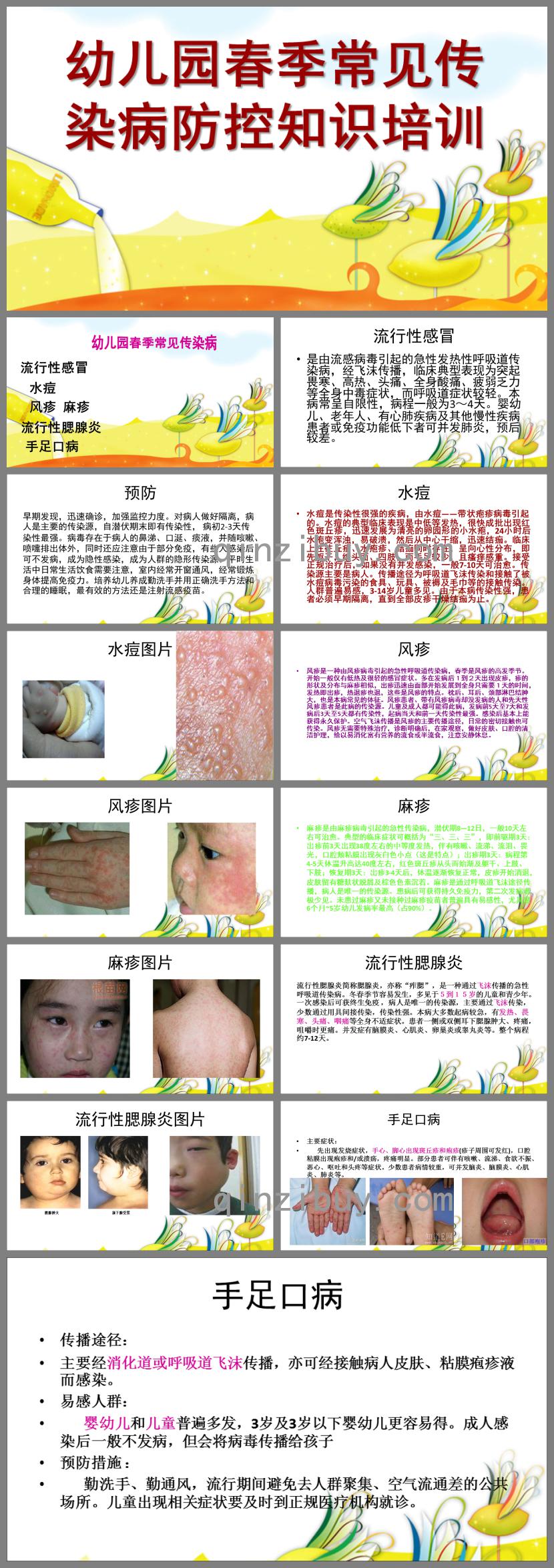 幼兒園春季常見傳染病防控知識培訓(xùn)PPT課件