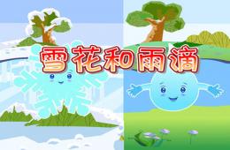 小班音樂雪花和雨滴PPT課件歌曲