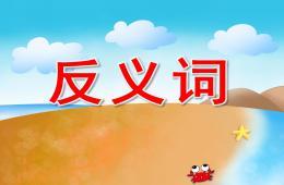 大班語言反義詞PPT課件