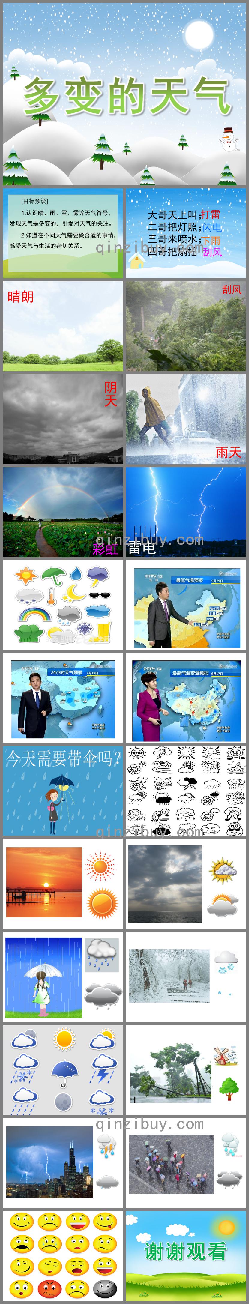 大班科學優質課多變的天氣PPT課件