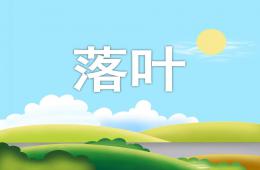 中班散文詩落葉PPT課件