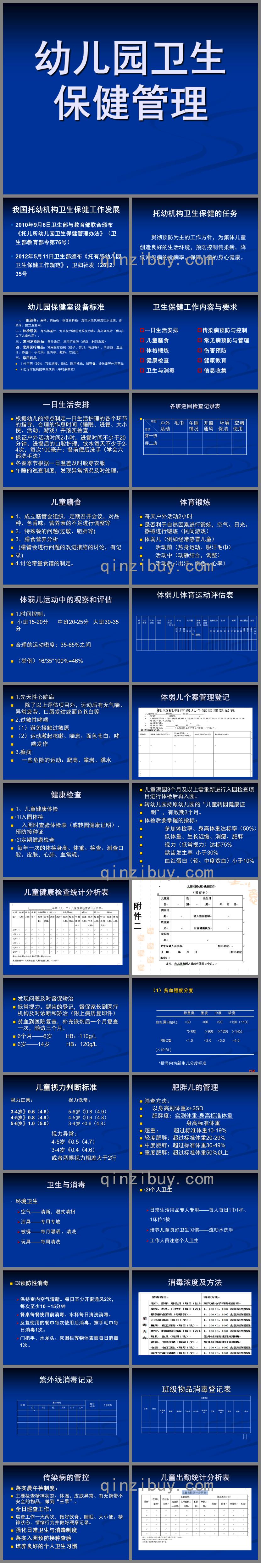 幼兒園衛生保健管理PPT課件
