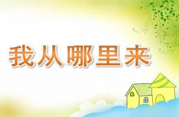 幼兒園科學我從哪里來PPT課件