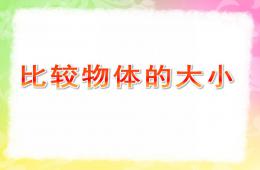 小班科學(xué)比較物體的大小PPT課件