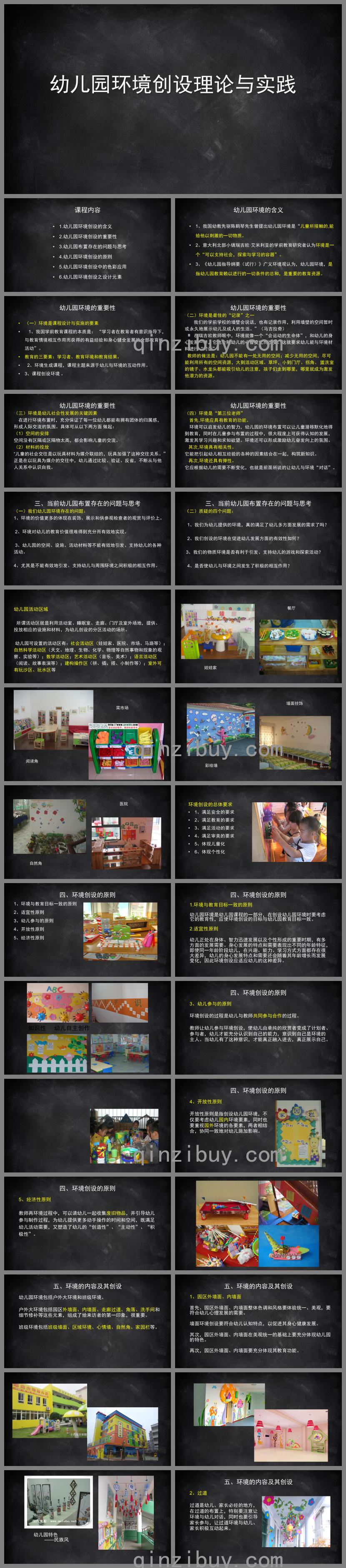 幼兒園環境創設的理論與實踐PPT課件