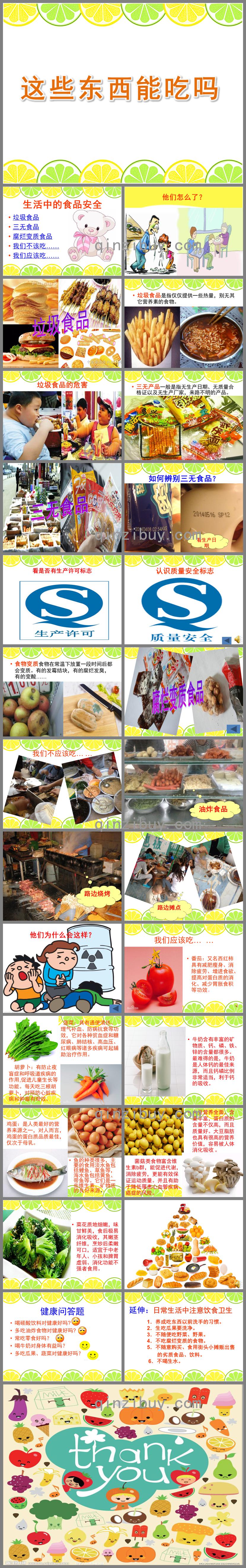 中班安全這些東西能吃嗎PPT課件