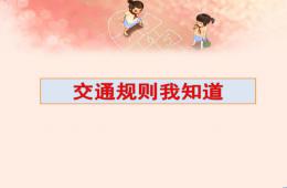大班綜合交通規(guī)則我知道PPT課件