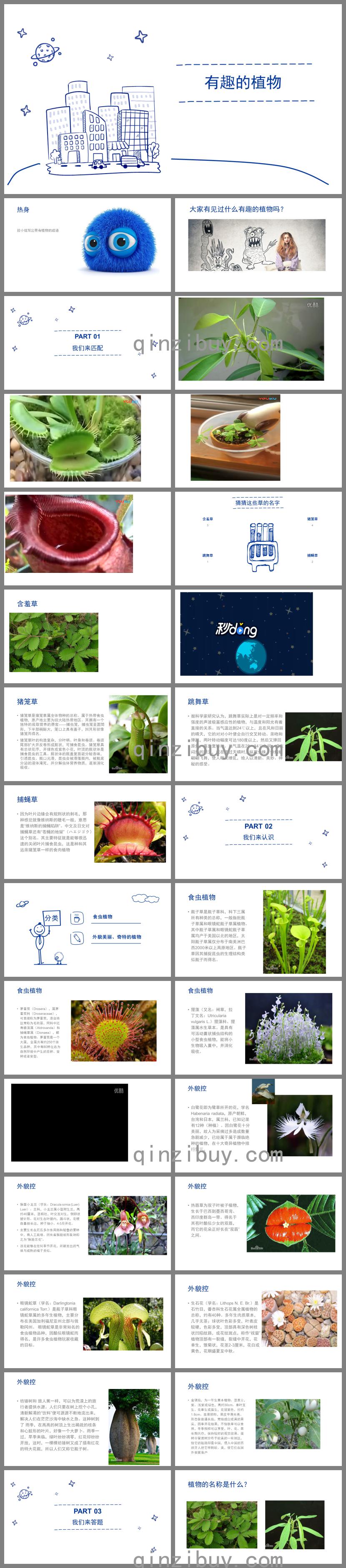 大班科學活動有趣的植物PPT課件
