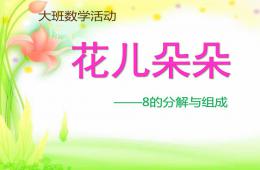 大班數學8的分解與組成PPT課件