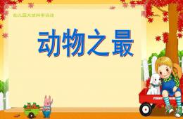 大班科學活動動物之最PPT課件