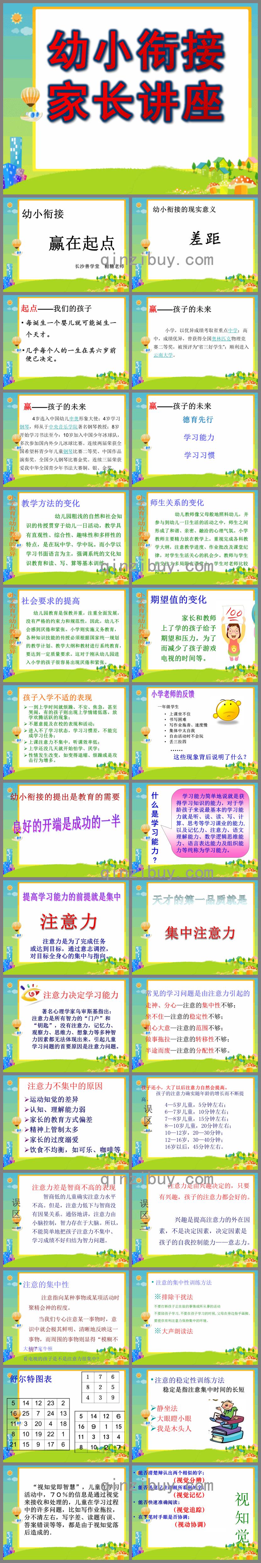 幼小銜接家長(zhǎng)講座PPT課件