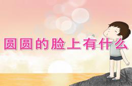 小班健康圓圓的臉上有什么PPT課件