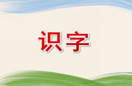 幼兒園學前班識字PPT課件