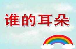 大班語言活動誰的耳朵PPT課件音樂