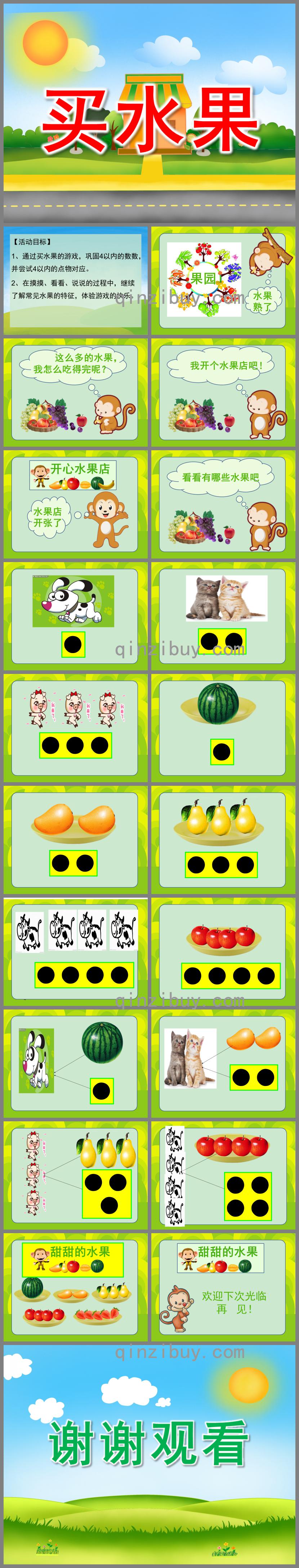 小班數學買水果PPT課件