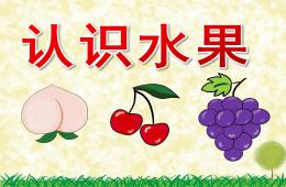 中班認識水果PPT課件