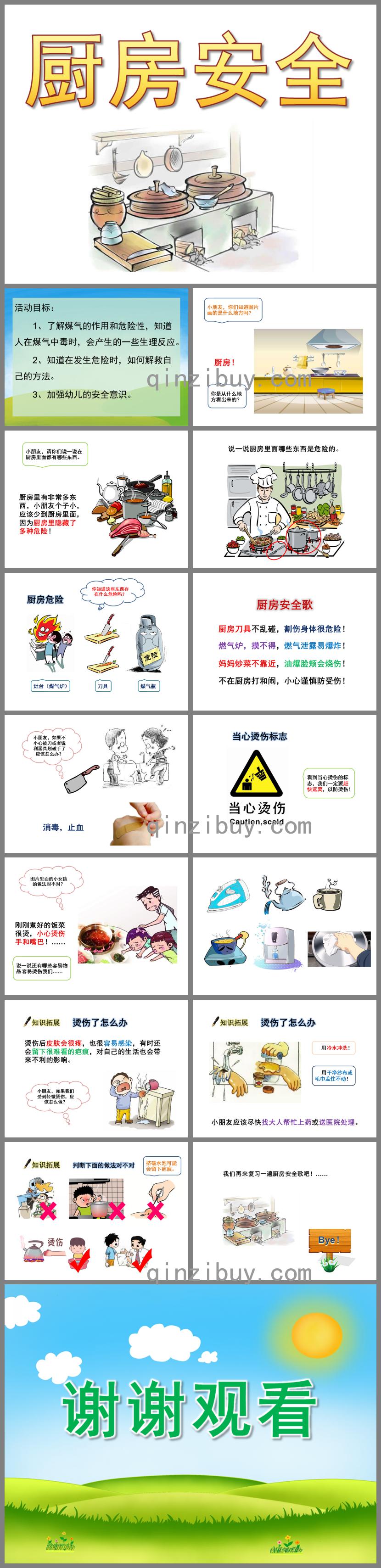 幼兒園銜接廚房安全PPT課件