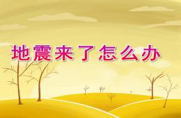 中班安全活動地震來了怎么辦PPT課件