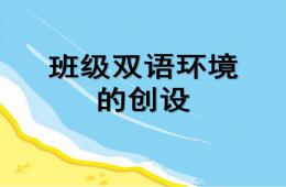 幼兒園雙語環(huán)境創(chuàng)設(shè)如何創(chuàng)設(shè)PPT課件