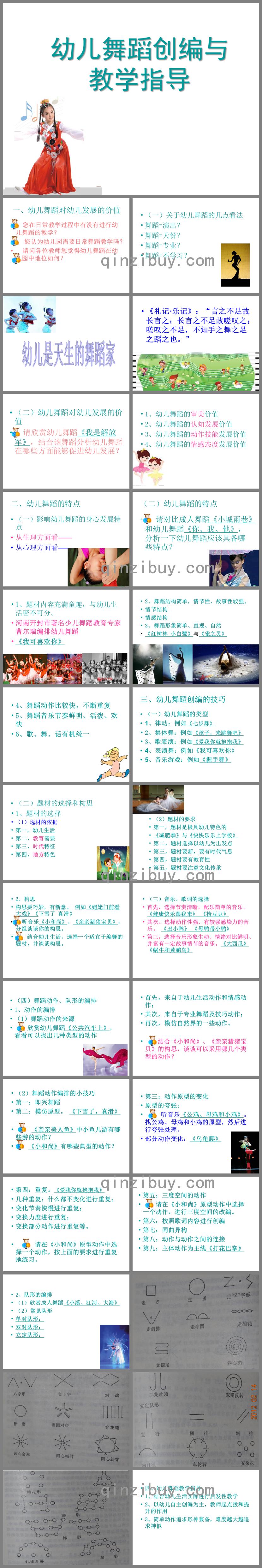 幼兒園幼兒舞蹈創編與教學指導PPT課件