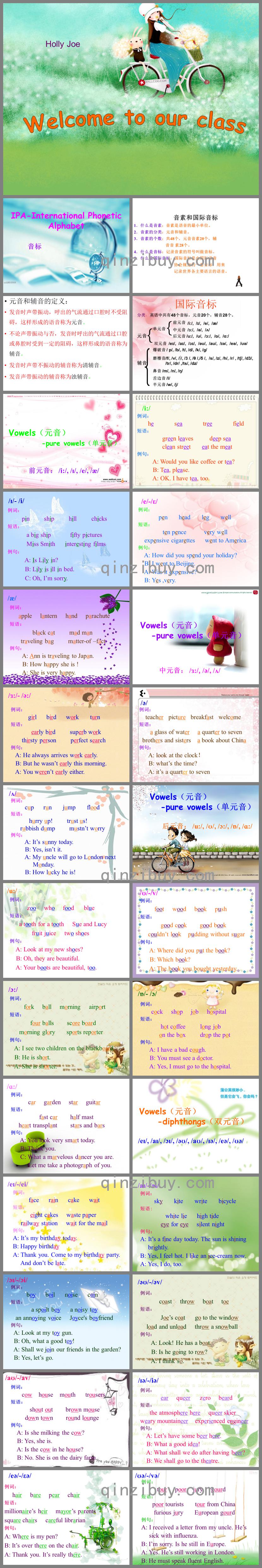 幼兒園英語音標教學PPT課件