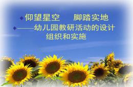 幼兒園教研活動(dòng)PPT課件
