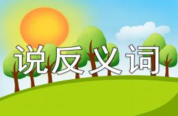 小班語言游戲說反義詞PPT課件