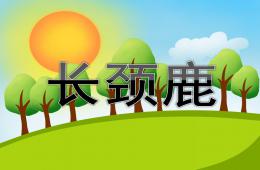 大班美術(shù)長(zhǎng)頸鹿PPT課件