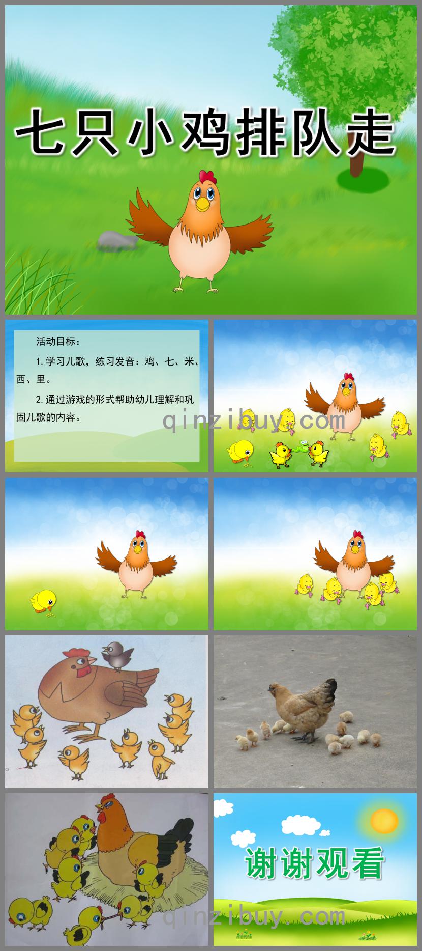 小班語言優質課數小雞PPT課件