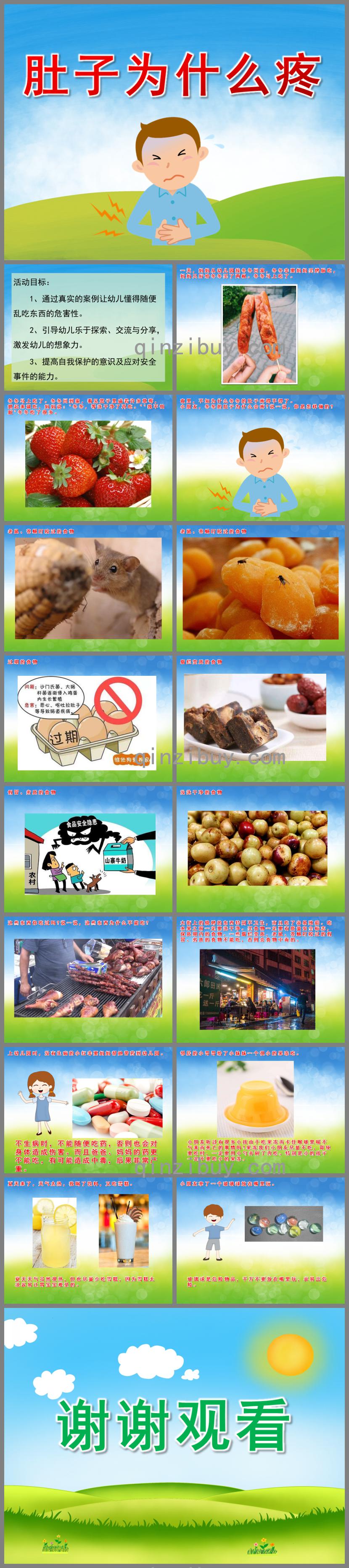 中班安全肚子為什么疼PPT課件