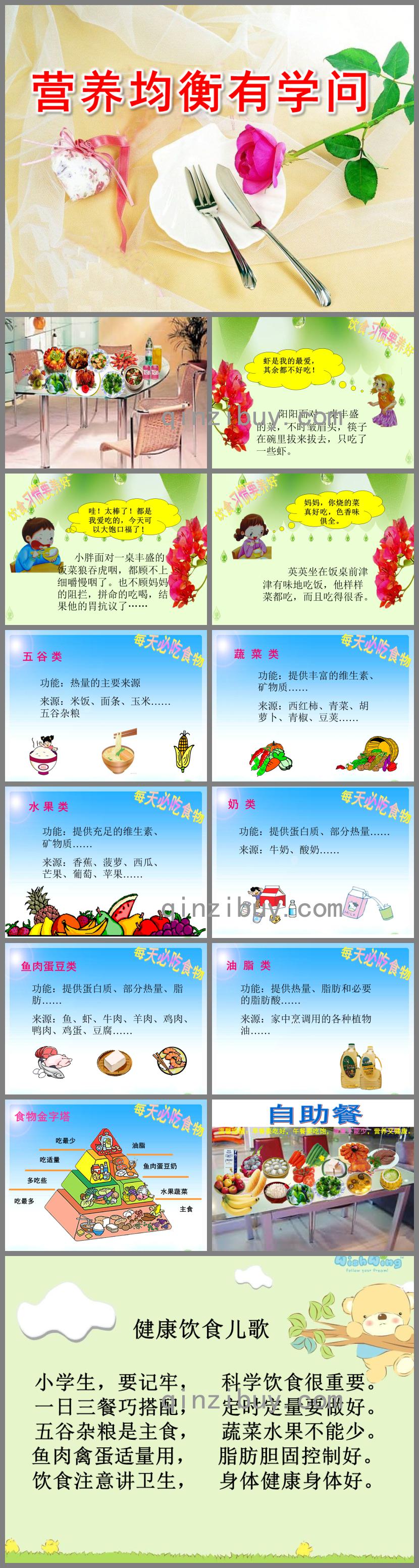 大班健康營養均衡有學問PPT課件