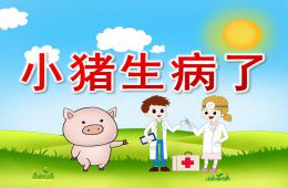 中班故事小豬生病了PPT課件